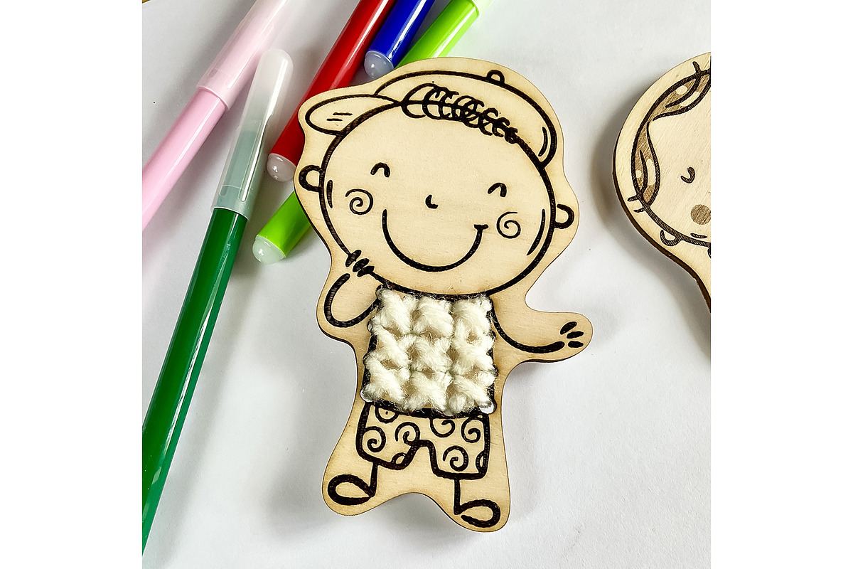 Laser cut SVG files for kids, an Object Graphic by Bubert Art (Photo 4 of 7)