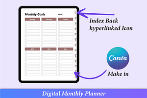 Digital Online Business Planner IPad