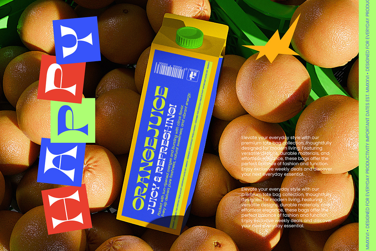 Vaoras Psychedelic Display Font, a Serif Font by timelesstype.co (Photo 8 of 10)