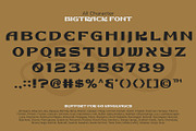 Bigtrack, a Handwritten Font by Nathatype (Thumbnail 9 of 15)