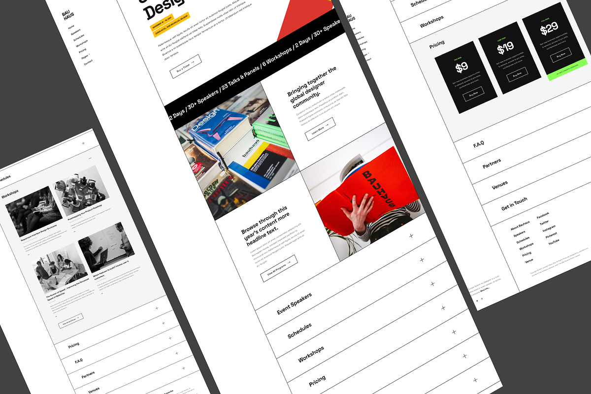 Bauhaus - Clean & Minimal Template, a WordPress Template by YoArts (Photo 3 of 4)