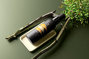 Dark Plastic Cosmetic Mockup Bundle, a Cups & Container Mockup by pmvch (Thumbnail 41 of 111)