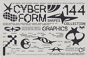 CyberForm Shapes Collection, a Graphic by Vanzyst (Thumbnail 1 of 7)