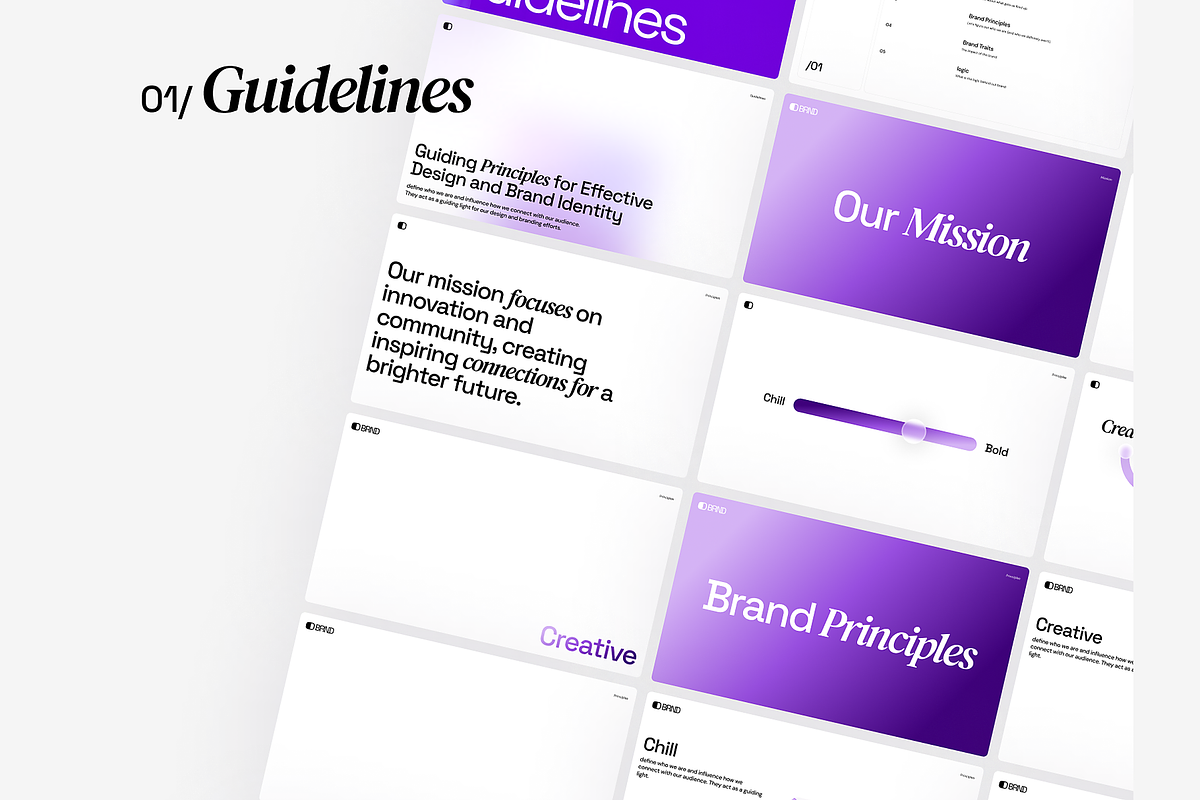 BRND Brand Guidelines Kit, a Branding & Logo Template by DjectStudio (Photo 3 of 8)