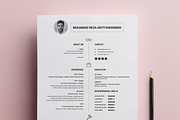 Simple Resume, a Resume Template by Reza Space (Thumbnail 1 of 2)