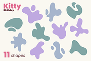 White Kitty Birthday collection, an Animal Illustration by moja doodle (Thumbnail 4 of 4)