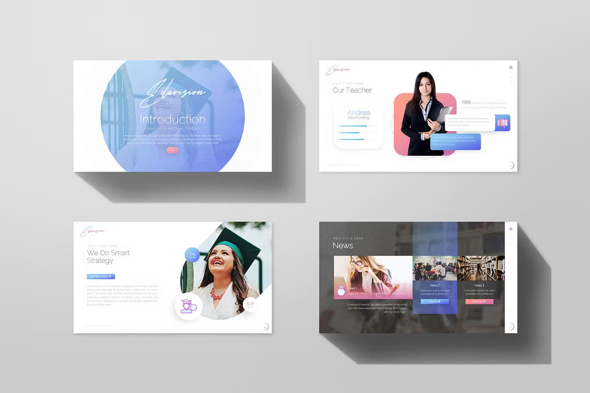 Education PowerPoint Template, a Presentation Template by PaperMoon (Photo 3 of 6)