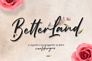 Better Land – Handwritten Font, a Script Font by NURF Designs (Thumbnail 1 of 10)