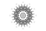 Modern Black and White Mandala Pack, a Decorative Illustration by NJ Himel (Thumbnail 18 of 101)
