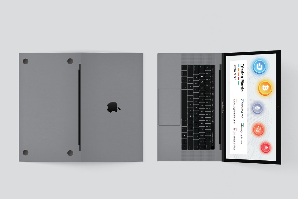 Business Card - CryptoCurrency, a Business Card Template by TheFeture (Photo 2 of 5)