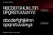 Soltare - Futuristic Tech Sans Font, a Sans Serif Font by RagamKata (Thumbnail 9 of 10)
