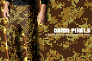 Camo Pixels, a Texture Graphic by Digital Art Creations (Thumbnail 3 of 6)