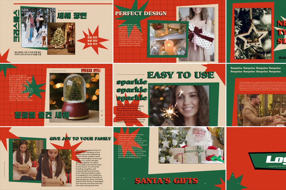 New Year Typography Slideshow FCPX, a Templates & Theme by 2dfx (Photo 1 of 2)