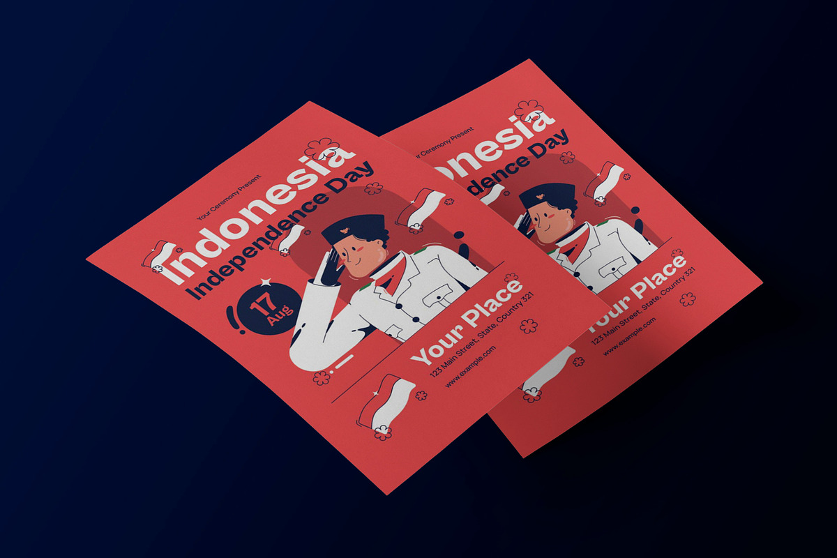 Indonesia Independence Day Flyer, a Flyer Template by Neermana (Photo 3 of 4)