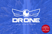 Drone logo, a Branding & Logo Template by Luis Quesada Design (Thumbnail 1 of 5)