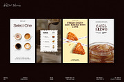 BREW | Cafe Instagram Template (I), a Social Media Template by Prapti Design (Thumbnail 1 of 10)