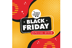 black friday special offer, a Finance Illustration by studiogstock