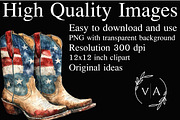 Cowboy Boots Clipart Bundle, an Illustration by Craft Nest (Thumbnail 2 of 6)