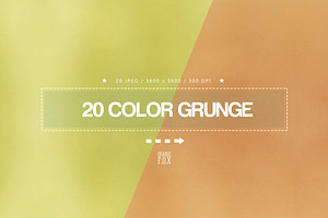 20 Color Grunge Texture