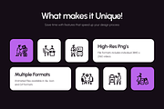 Animated Work and Services Icon Set, a Solid Icon by Prosymbols (Thumbnail 2 of 3)