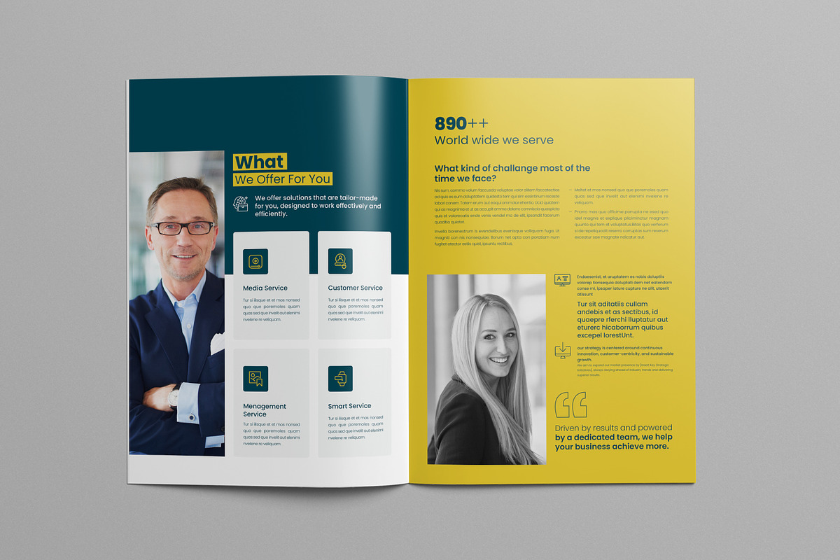 Proposal Template | Canva & Indesign preview 4