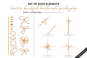 Set of rope elements, an Object Graphic by ARg Design