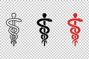 Asclepius Rod Vector Symbol, an Object Graphic by Artonix (Thumbnail 3 of 3)