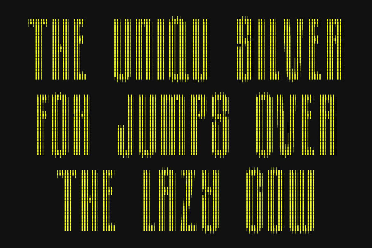 Albercio Slitscan, a Sans Serif Font by Craft Supply Co. (Photo 6 of 8)