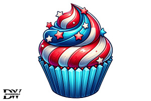 American Cupcake png, an Illustration by Designworld