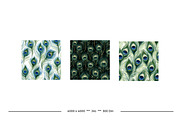 Peacock Feather Animal Print Designs, a Pattern Graphic by karenfoleyphoto (Thumbnail 10 of 11)