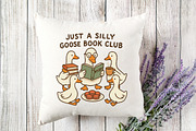 Just a Silly Goose Book Club PNG, a Graphic by Designking (Thumbnail 2 of 4)