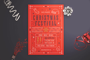 Christmas Festival Flyer