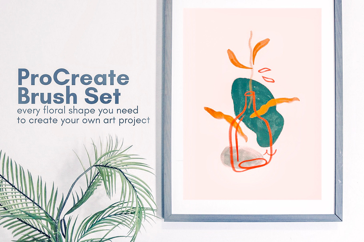 ProCreate watercolor floral brushes, a Brush Add-On by dxxb studio (Photo 2 of 4)