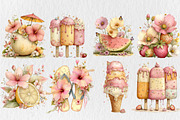 Whimsical Summer Clipart, a Seasonal Illustration by Rose Art (Thumbnail 2 of 6)