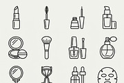43 Beauty Makeup Outline Icons, an Outline Icon by adenpinkstore (Thumbnail 2 of 24)