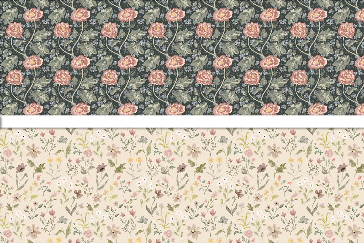 Cottagecore Storybook Pattern Bundle, a Pattern Graphic by Mieken Petra Designs (Photo 6 of 7)