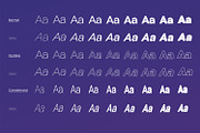 Cottorway Display Typeface, a Sans Serif Font by Foxtype (Thumbnail 9 of 10)