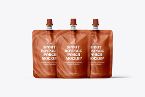 Spout Pouch Packaging Brand Mockup