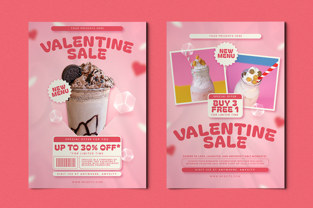 Entis - Valentine Sale Flyer, a Flyer Template by Attype (Photo 3 of 4)