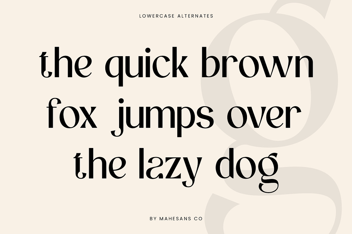 Vorage | Modern Minimalist Typeface, a Serif Font by Mahesans Co (Photo 7 of 10)