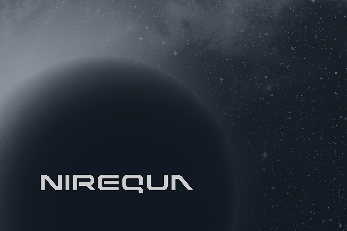 Nirequa, a Font by garismantra (Photo 2 of 3)