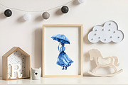 Blue Summer 1920 Clipart, an Illustration by CreationArt (Thumbnail 2 of 9)