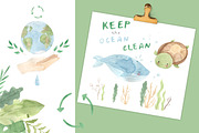 ETHICAL LIVING FRIENDS. Animals set, an Animal Illustration by OlliArtDesign (Thumbnail 10 of 12)