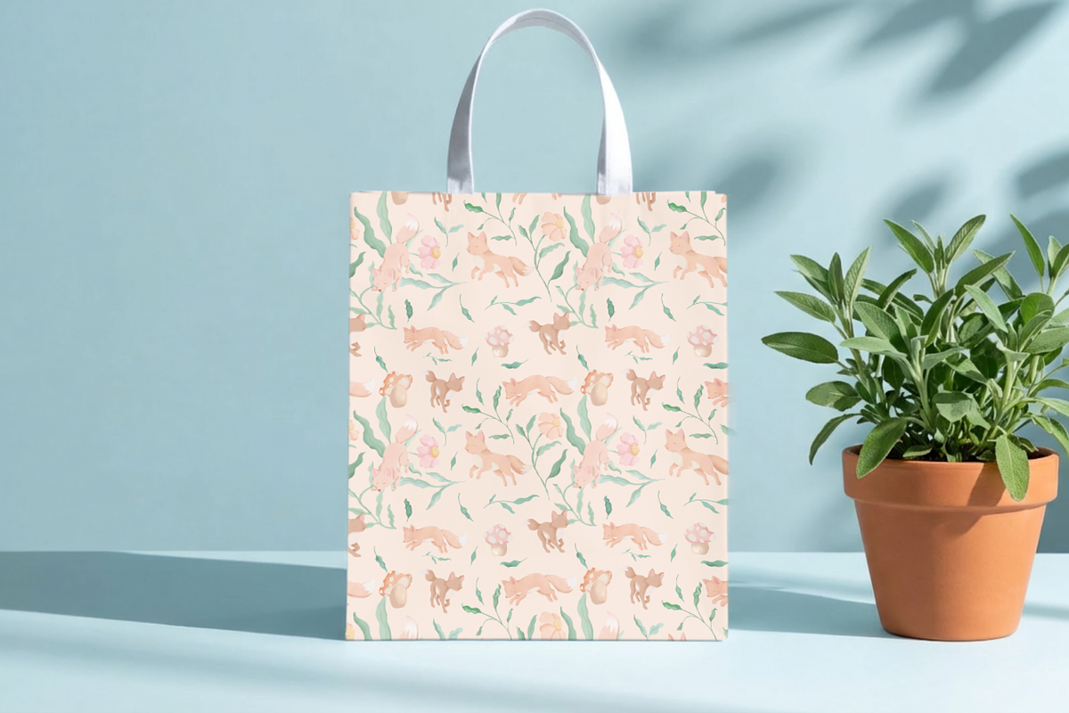 Woodland Fox Mushroom Pattern, a Pattern Graphic by Little Creative Scribbles (Photo 7 of 8)