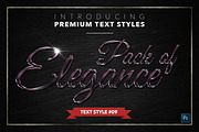 Elegance #1 - 15 Text Styles, a Layer Style Add-On by Jonas Stensgaard (Thumbnail 10 of 18)