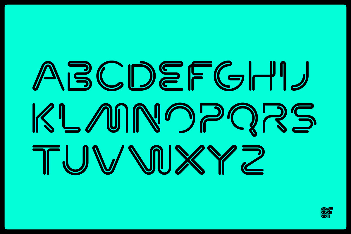 NEON | Display | 2 Styles | 1 Font, a Sans Serif Font by Superfried Font Shop (Photo 3 of 8)