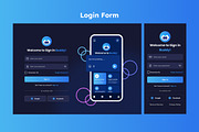 Chatbot A.I Login and Register Page, an UI Kit Template by twinstd (Thumbnail 2 of 5)