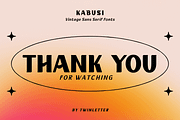Kabusi, a Sans Serif Font by twinstd (Thumbnail 13 of 13)