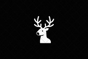 Deer Head Icon, an Animal Illustration by Vectorium Studio (Thumbnail 4 of 4)