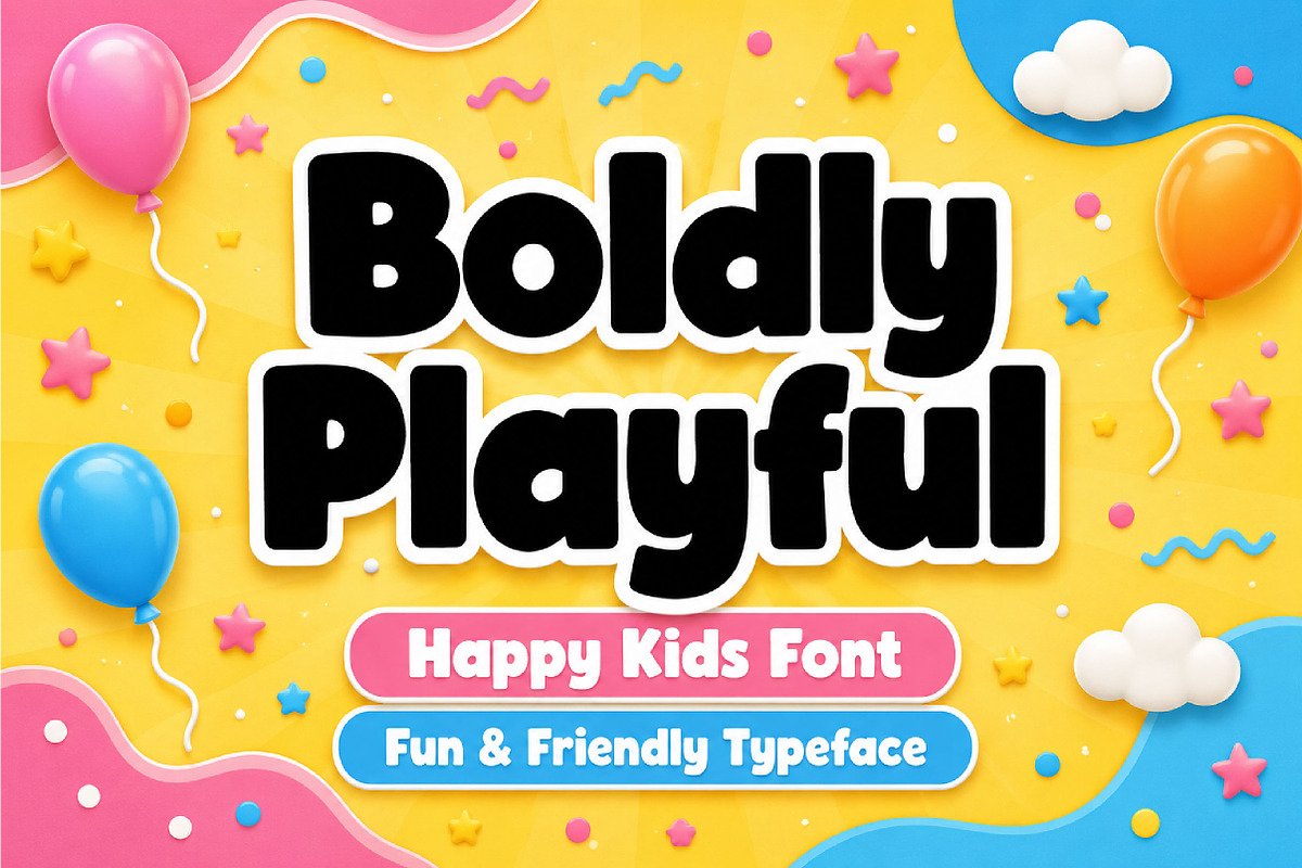 Boldly Playful, a Slab Serif Font by Wow Magic (Photo 2 of 5)